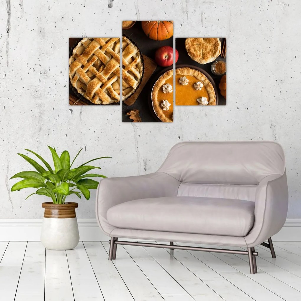 Tablou - Plăcintă de dovleac (90x60 cm)