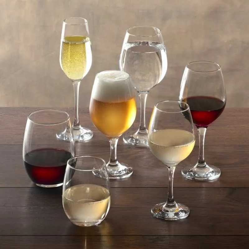 Set 6 pahare 350ml, Amber