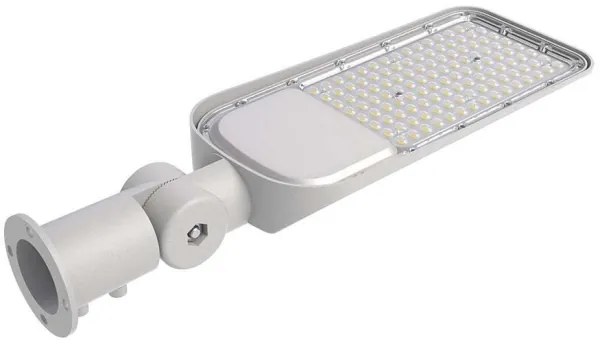 Lampă stradală LED cu senzor, cip SAMSUNG, 50W, 230V, 6500K, IP65