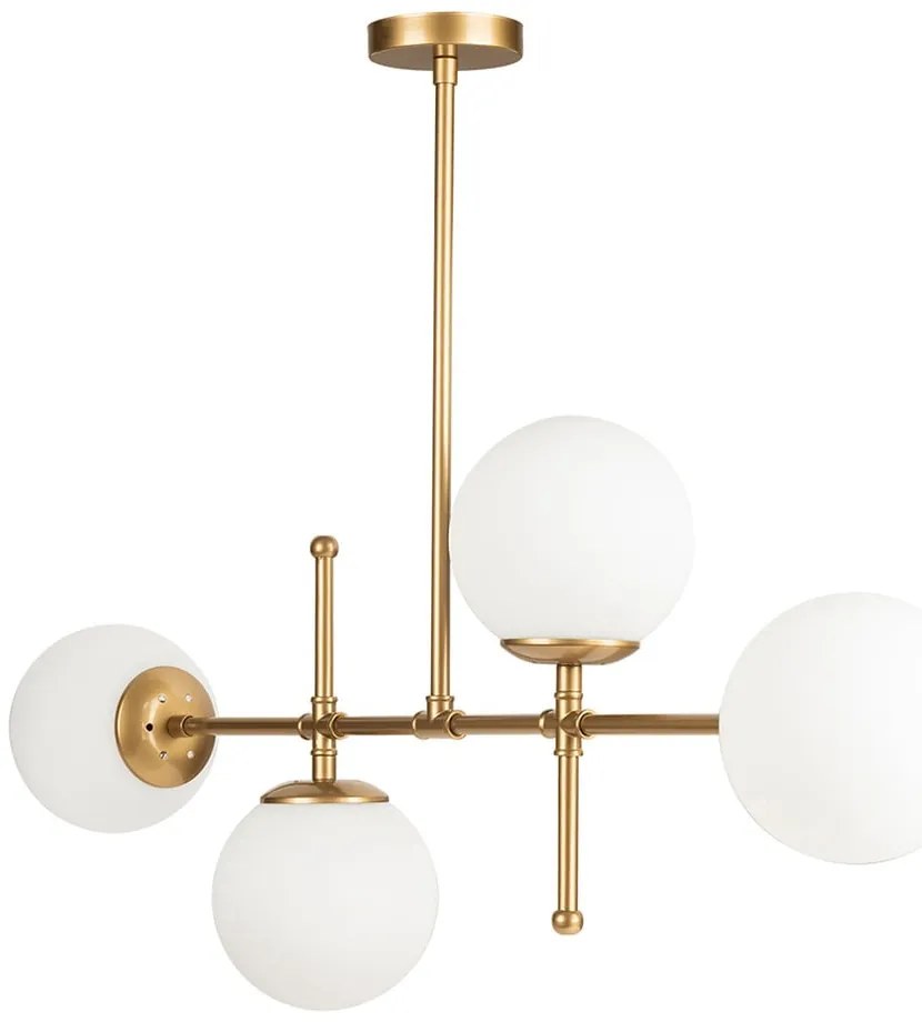 Lustră Squid Lighting Kruva, înălțime 57 cm, auriu