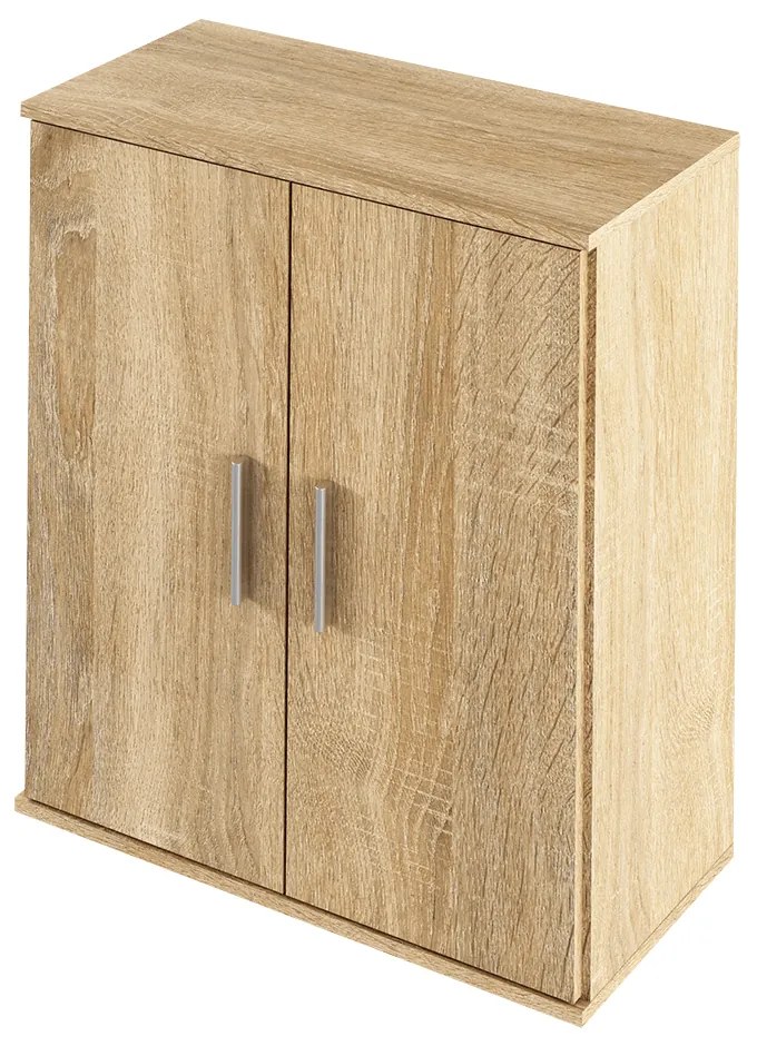 Comoda 2 usi , stejar sonoma, canturi abs,  70,6x35x79,5 cm stejar sonoma, 70.6 cm, 79.5 cm, 35 cm