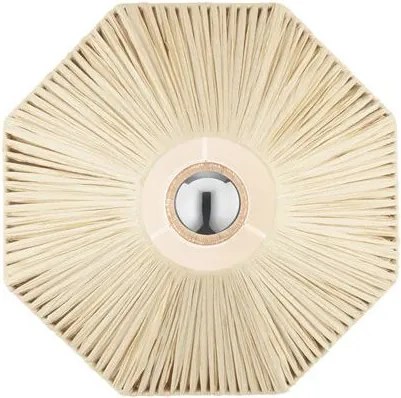 Aplica de perete cu design texturat ELVIO natur 30cm