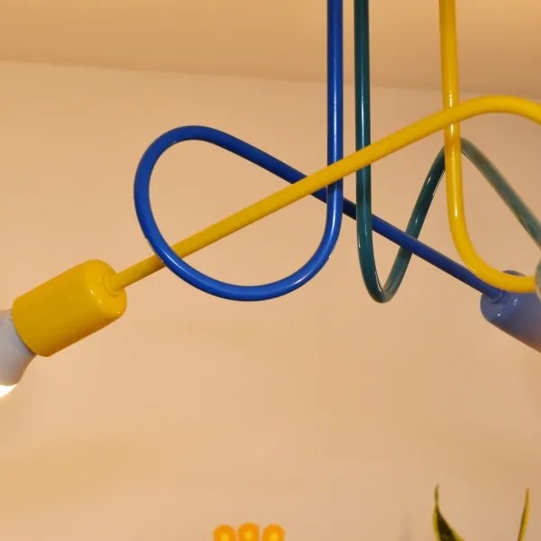 Lustr LED pentru copii OXFORD 3xE27/15W/230V montat pe tavan