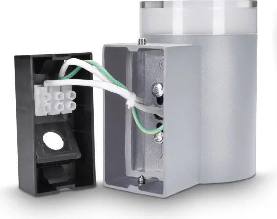 Brilagi - Aplica LED RGBW de exterior pentru perete MATERA 1xGU10/4,8W/230V gri IP54