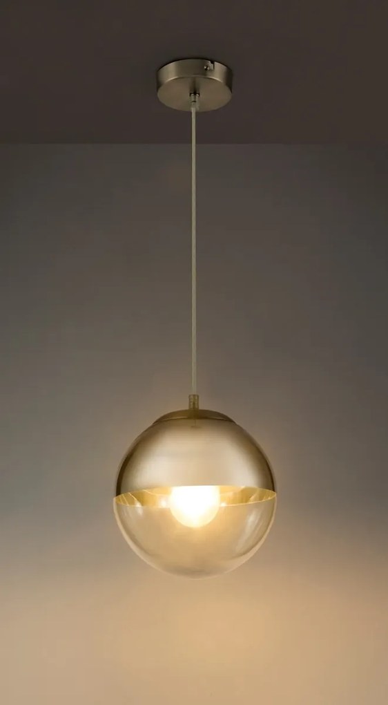 Lustra / Pendul modern 20cm VARUS nickel/crom 15851 GL