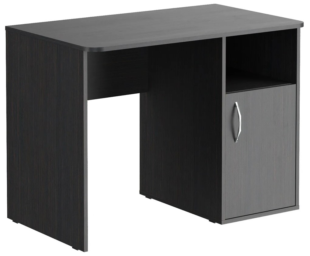 Birou calculator 100 x 60 x 75 cm, lemn negru