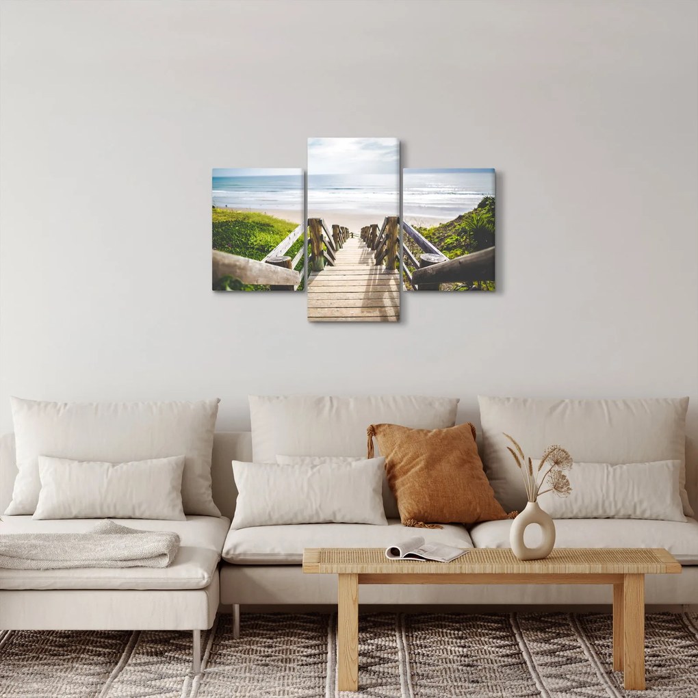 Tablou - Intare pe plaja (90x60 cm)