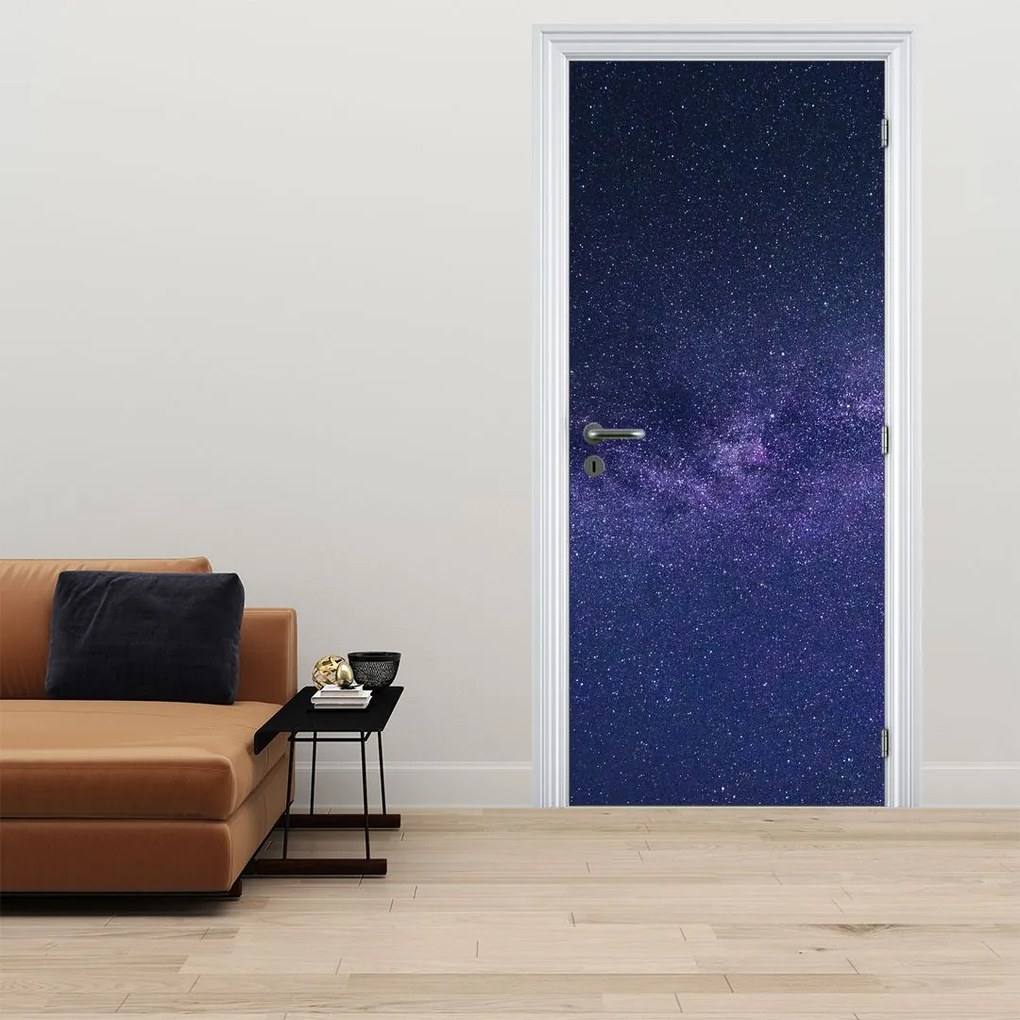 Fototapet pentru ușă - Cer de noapte (95x205cm)
