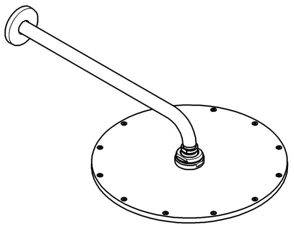 GROHE 26066AL0 - Cap de duș RAINSHOWER COSMOPOLITAN 310/380 mm, grafit