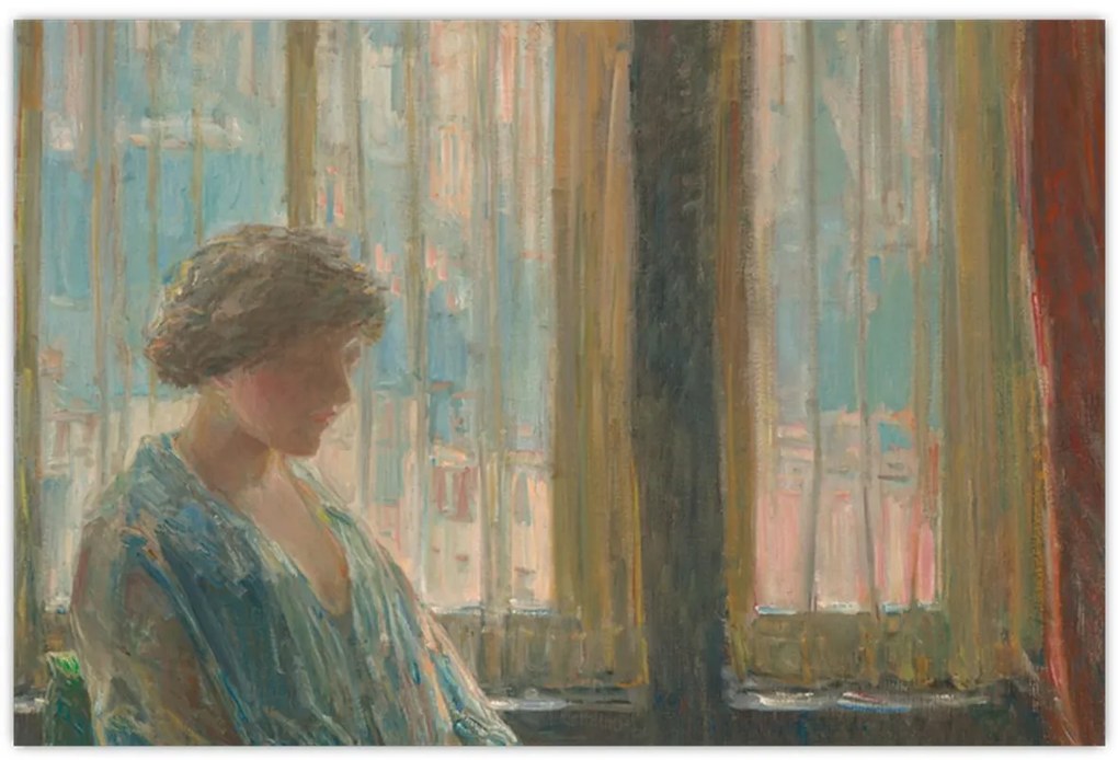 Tablou - Childe Hassam, The New York Window, reproducere (90x60 cm)