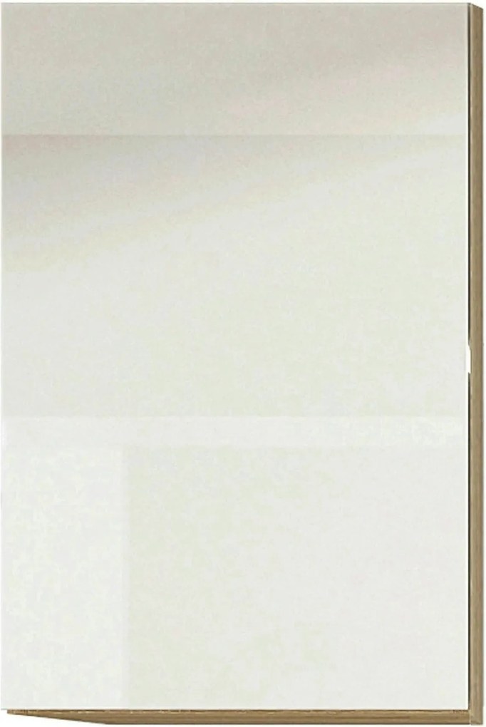 Dulap LINE ALB, alb lucios, PAL melaminat, cu o usa, 30x32x60 cm