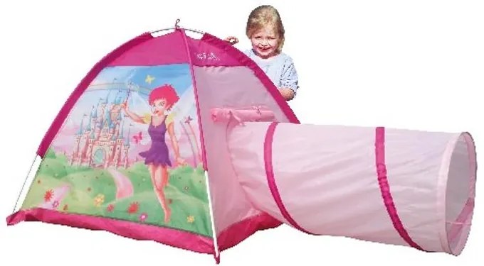 Cort de joacă cu tunel IPLAY FAIRY