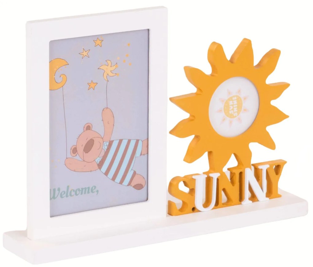 Rama in picioare cu decor, 25,5 x 5 x 18,5 cm