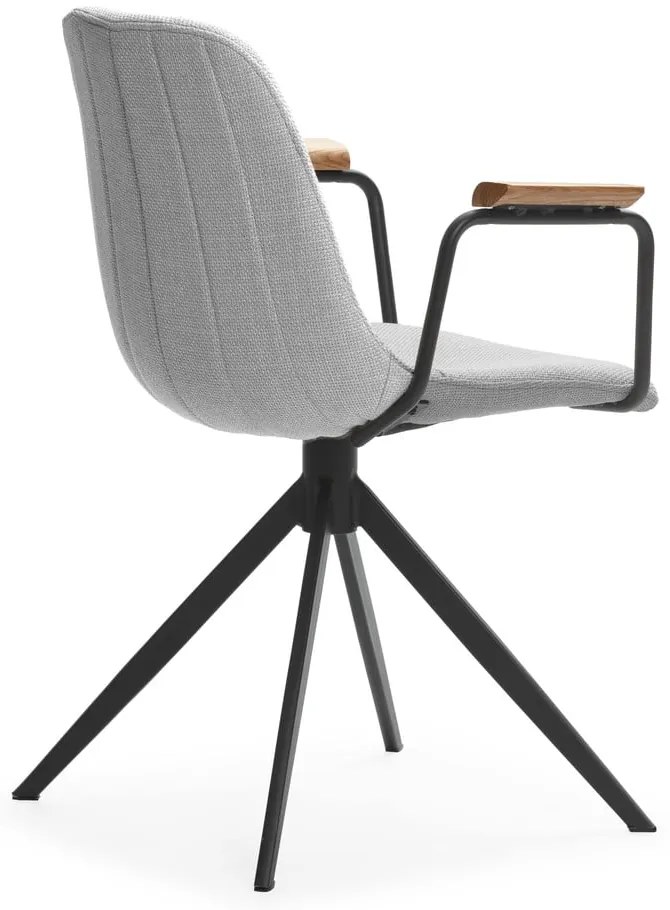 Scaune de dining gri-deschis 2 buc. Tali – Marckeric