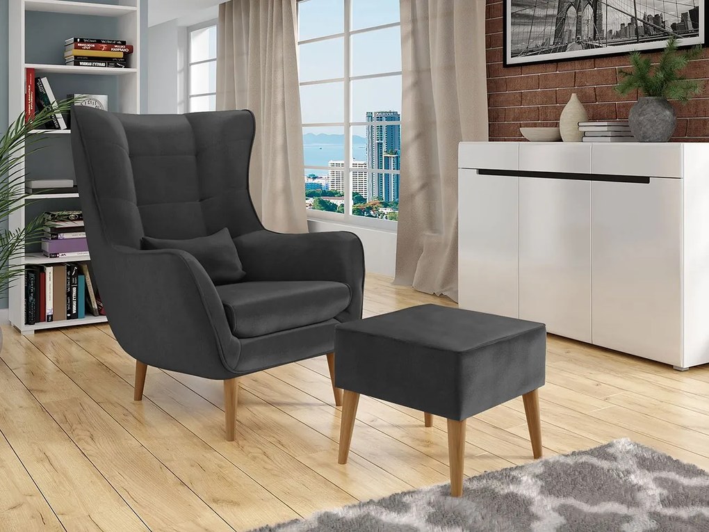 Fotoliu Fendora (cu taburete) (kronos 22). Promo -17%. 1053651