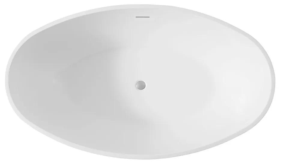 Hagser Alena cadă freestanding 175x100 cm ovală alb HGR30000012