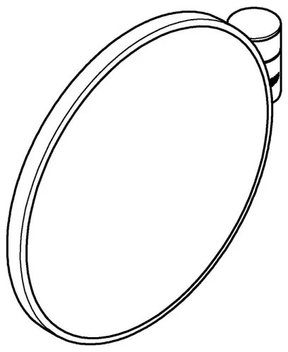 GROHE 41077000 - Oglindă cosmetică SELECTION 20 × 20 cm crom lucios