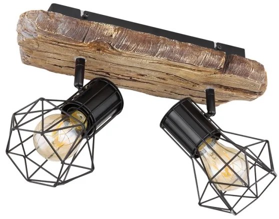 Globo 54017W-2 - Spot PRISKA 2xE27/60W/230V