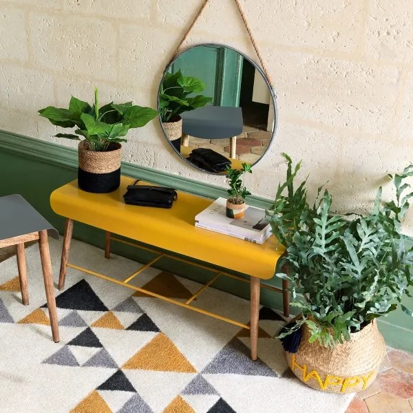 Oglindă de perete Atmosphera EDEN d. 38 cm argintiu