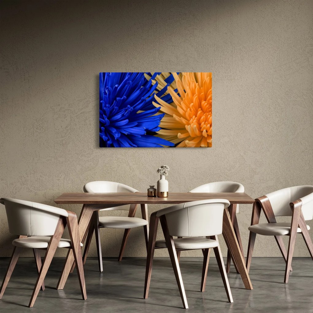 Tablou detailat cu flori (90x60 cm)
