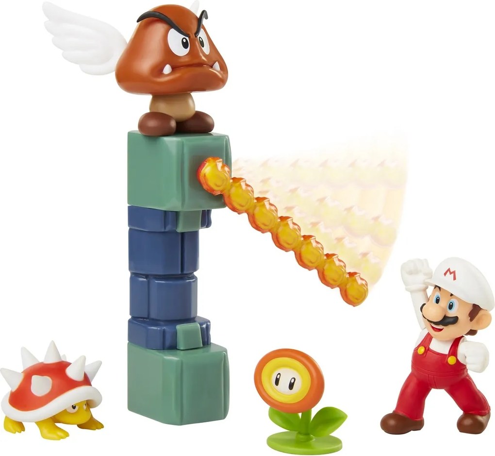 Super Mario Set de joc Lava cu figurine, 6 cm