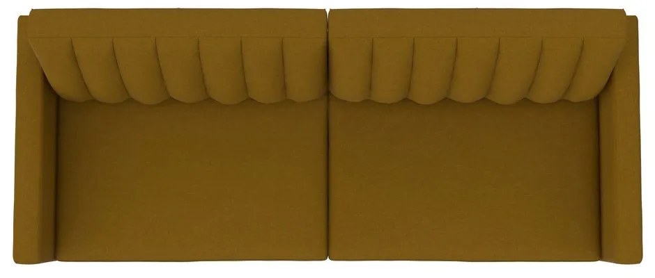 Canapea galbenă extensibilă 86 cm Celine – Støraa