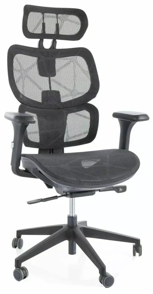 Scaun de birou Devon negru