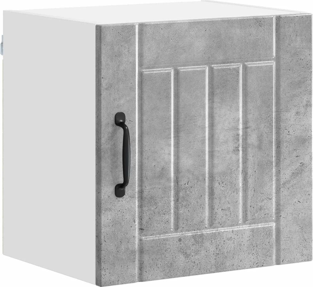 vidaXL Dulap de bucătărie Lucca Gri din beton 40 x 31 x 40 cm