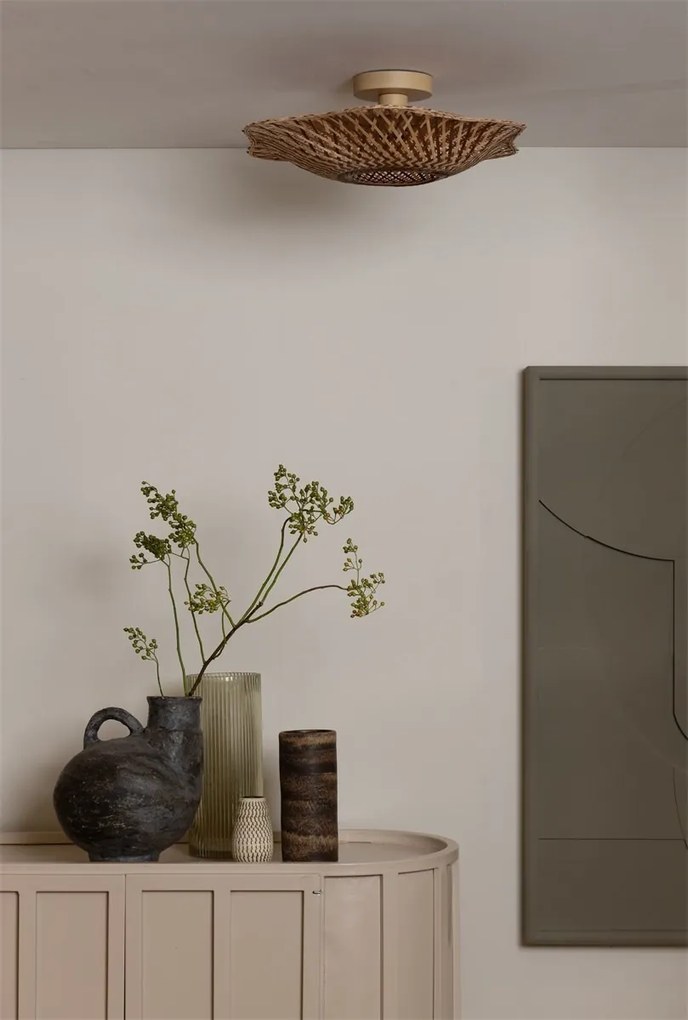 Plafoniera Eco, Bambus, Madura nat/brown, S