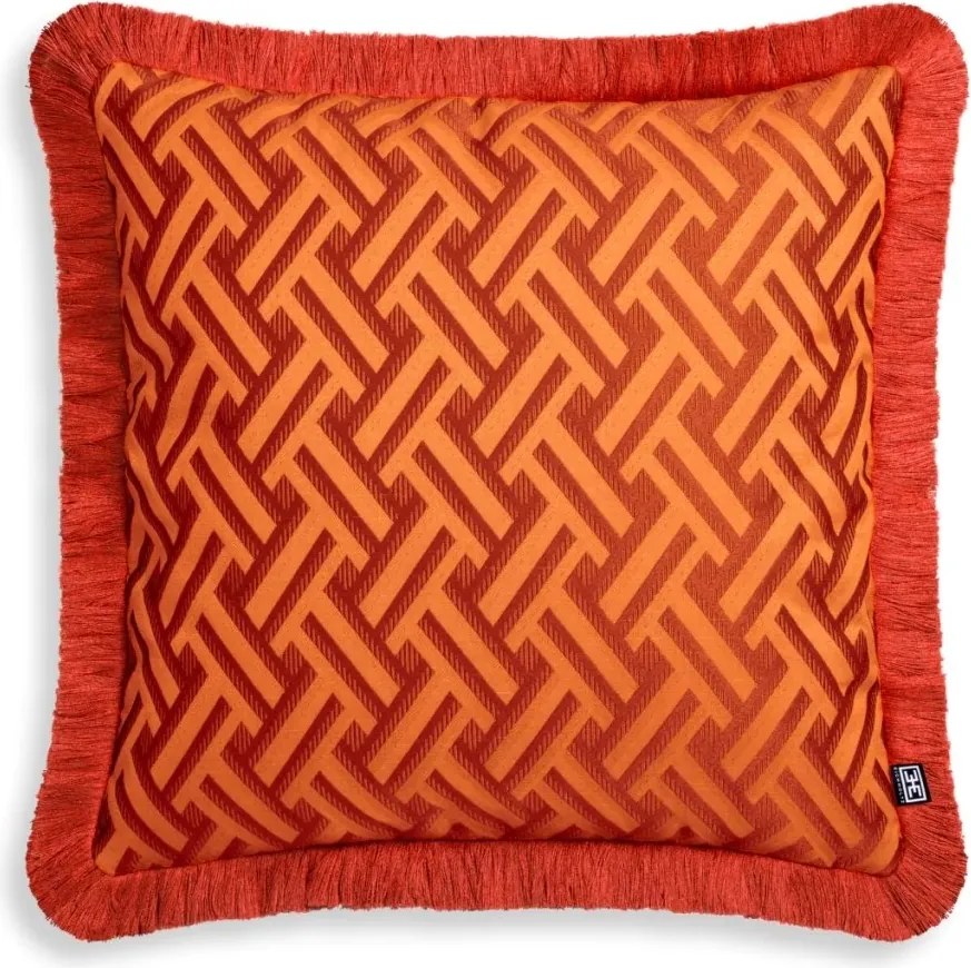 Perna decorativa design LUX Doris S orange, 50x50cm