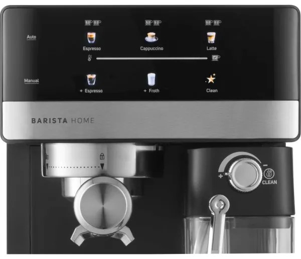 Sencor - Espressor manual cu portafiltru, 1350 W/230 V, negru/crom mat