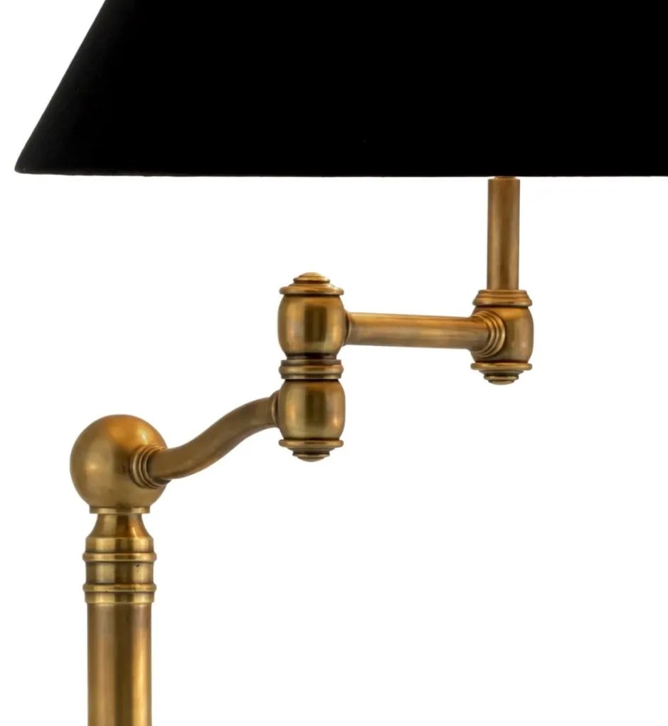 Lampadar, lampa de podea LUX cu brat articulat, finisaj alama, Regis 109743 HZ