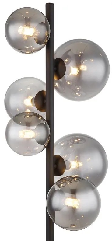 Lampadar, lampa de podea design modern Riha negru