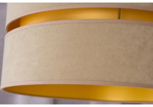 Lustră pe cablu Duolla DUO 1xE27/15W/230V d. 40 cm bej