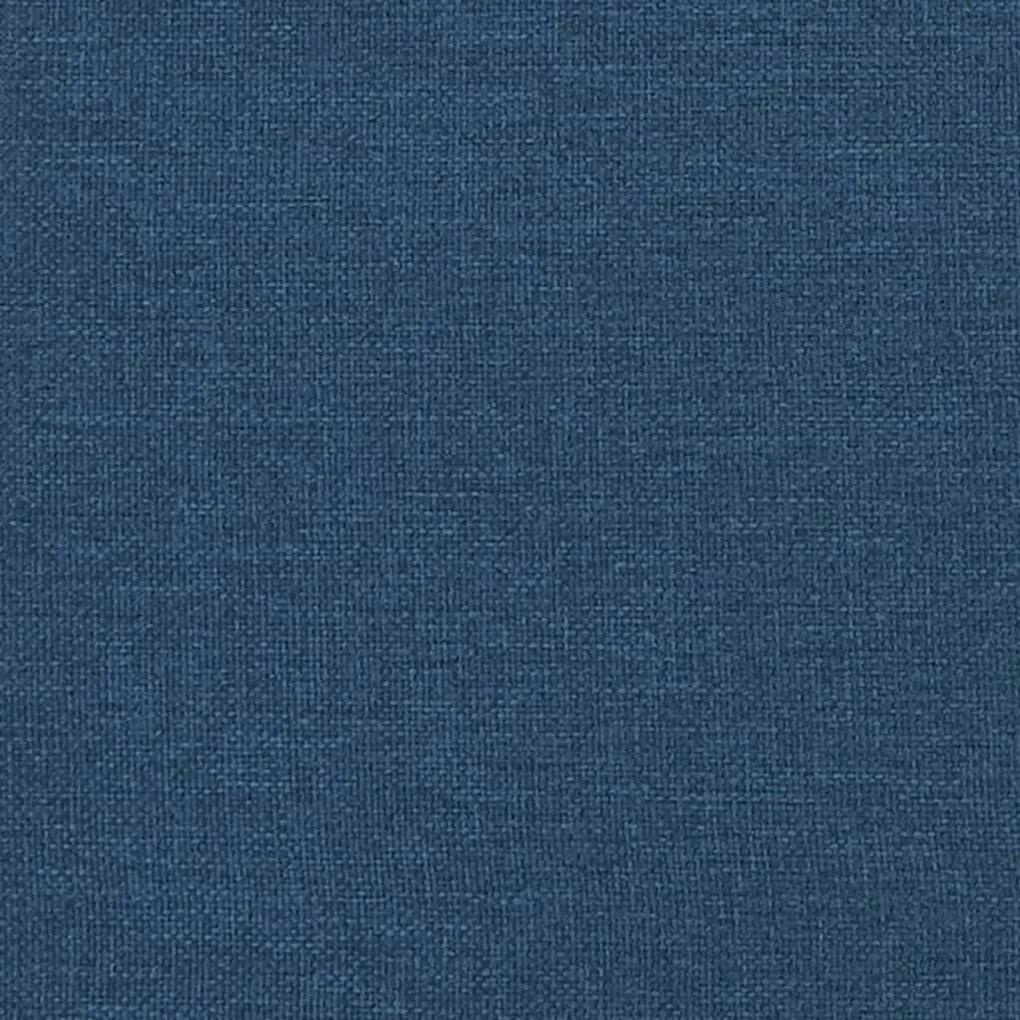Fotoliu de masaj rabatabil, albastru, textil