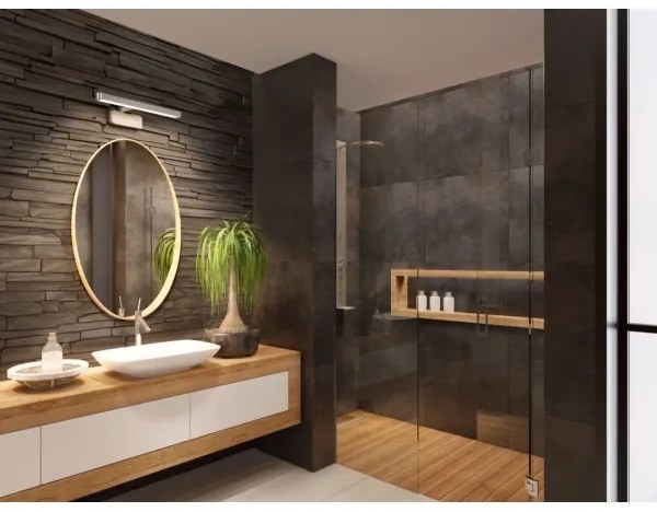 Aplică LED pentru oglindă de baie DISC BAR LED/7W/230V 3000/4000K IP44 Ledvance