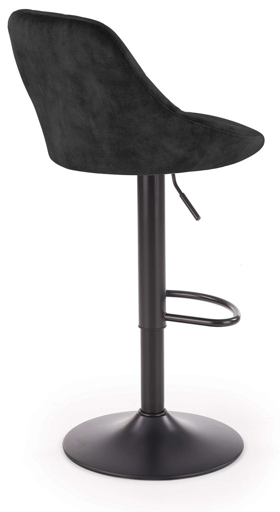 Scaun tip bar Henrietta (negru). 1039559