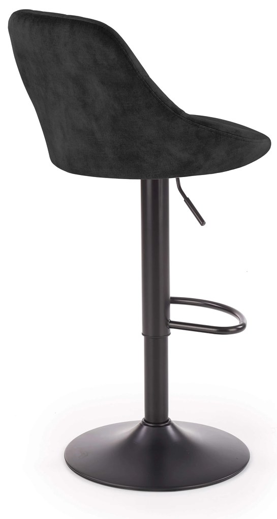 Scaun tip bar Henrietta (negru). Promo -7%. 1039559