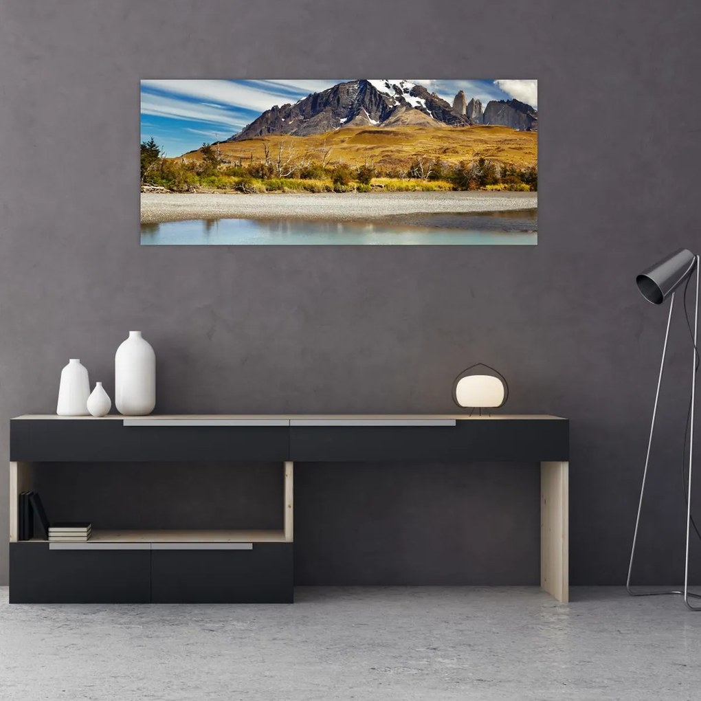 Tablou - Parcul Național Torres del Paine (120x50 cm)