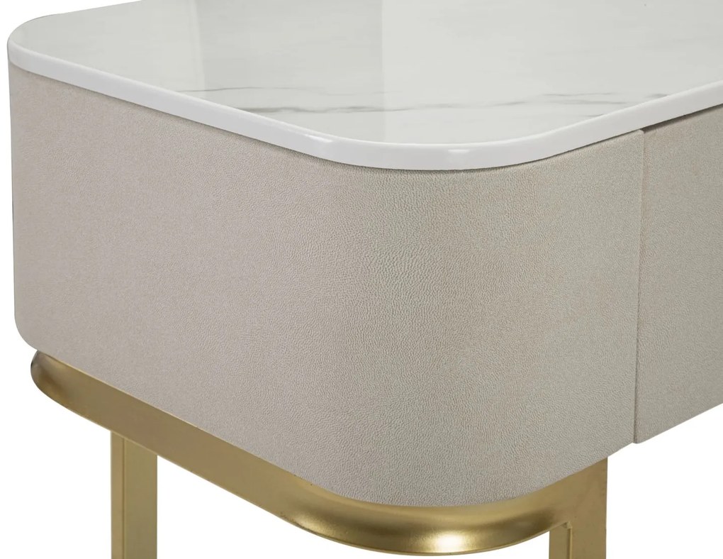 Mauro Ferretti Consola Cu 3 Sertare Beauty cm 100X40X80 | Aosom Romania