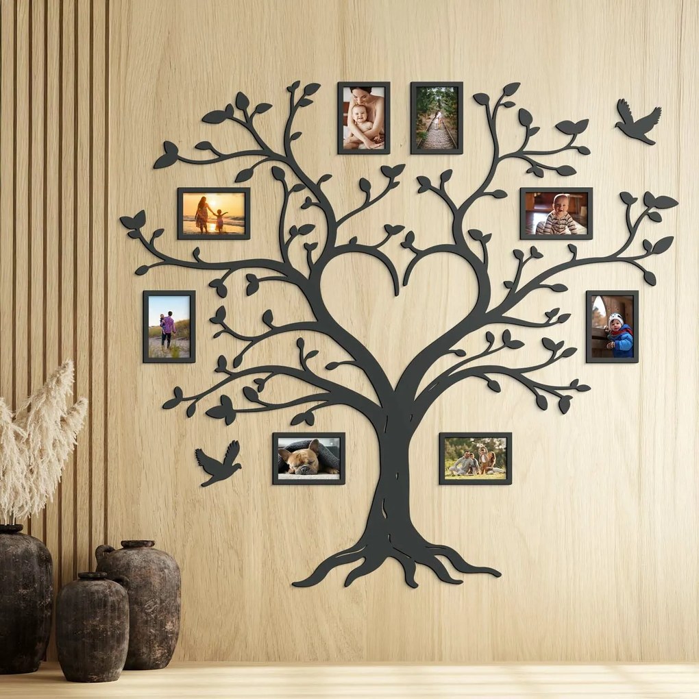 DUBLEZ | Ramă foto Arbore Genealogic din lemn