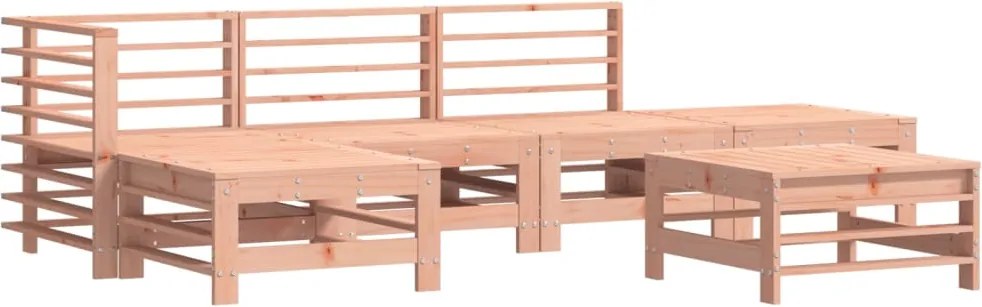 vidaXL Set mobilier relaxare grădină, 6 piese, lemn masiv Douglas