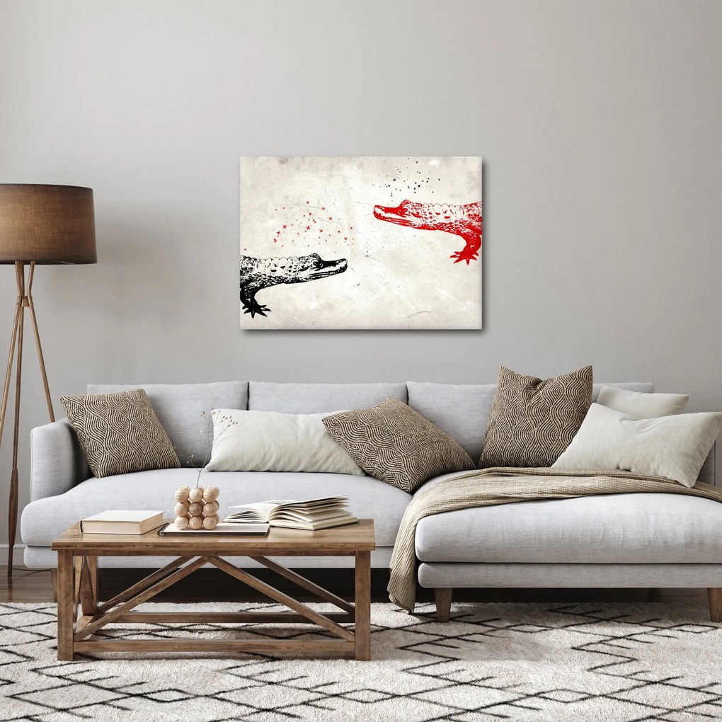 Tablou - Crocodili (70x50 cm)