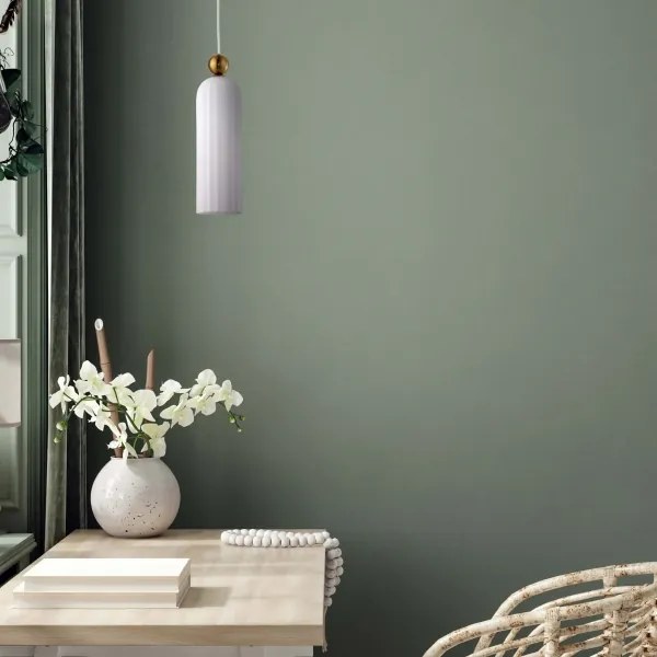 Lustră suspendată pe cablu PIEGA 1xE14/40W/230V alamă/albă