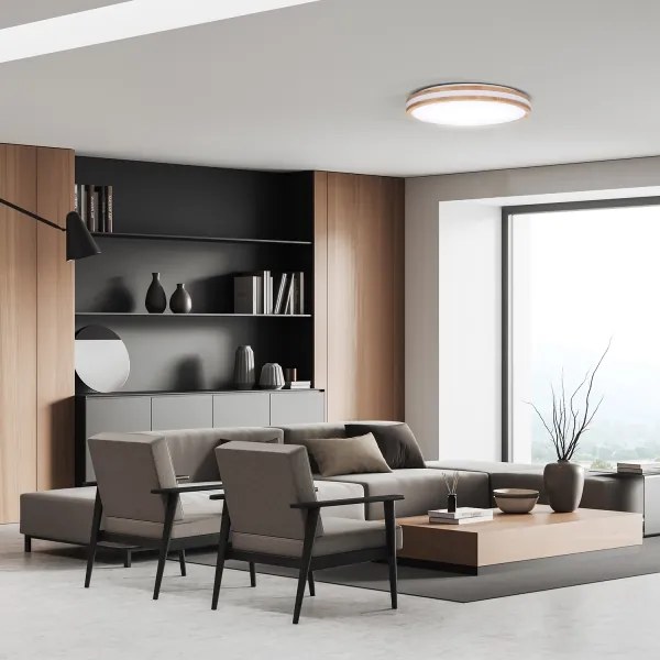 Solight WO8008 - LED lampă WOODY LED/60W/230V 3000-6500K pr. 50 cm + DO