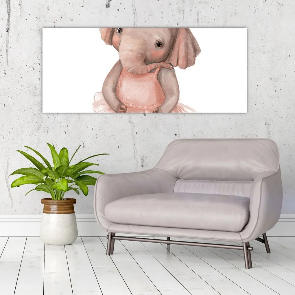 Tablou - Animăluț în acuarelă N⁰5 (120x50 cm)