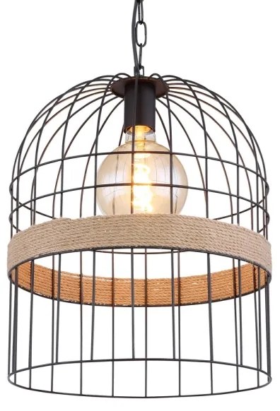 Lustră pe lanț Globo 15677H1 HALIA 1xE27/60W/230V