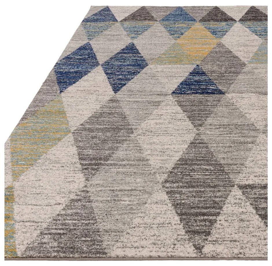 Covor albastru 80x150 cm Muse Harlequin Blue – Asiatic Carpets