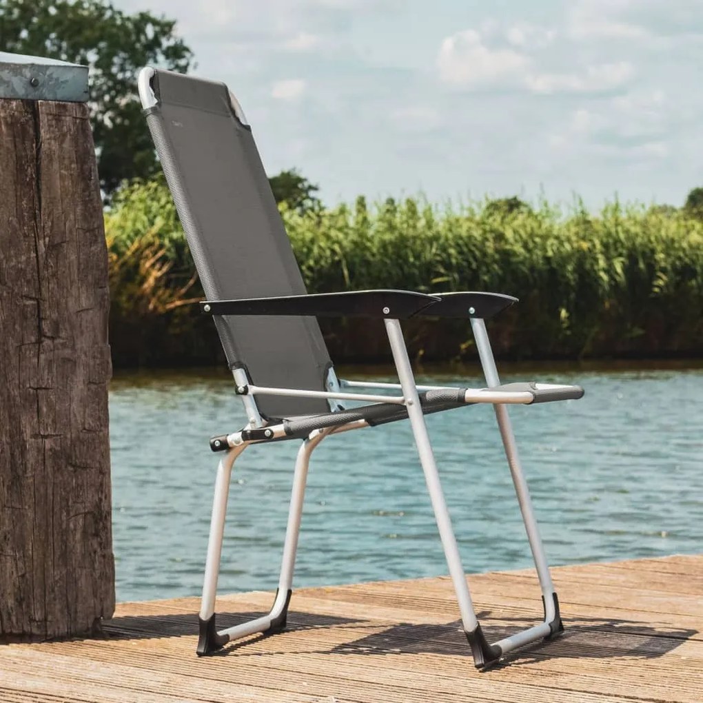 Travellife Scaun de camping pliabil de lux , zAncona Compact, , gri