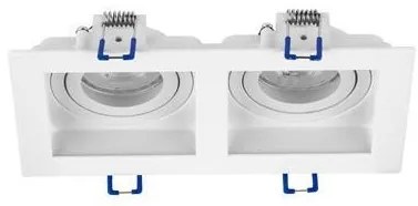 Corp incastrabil cu 2 spoturi directionabile EIRIAM, alb